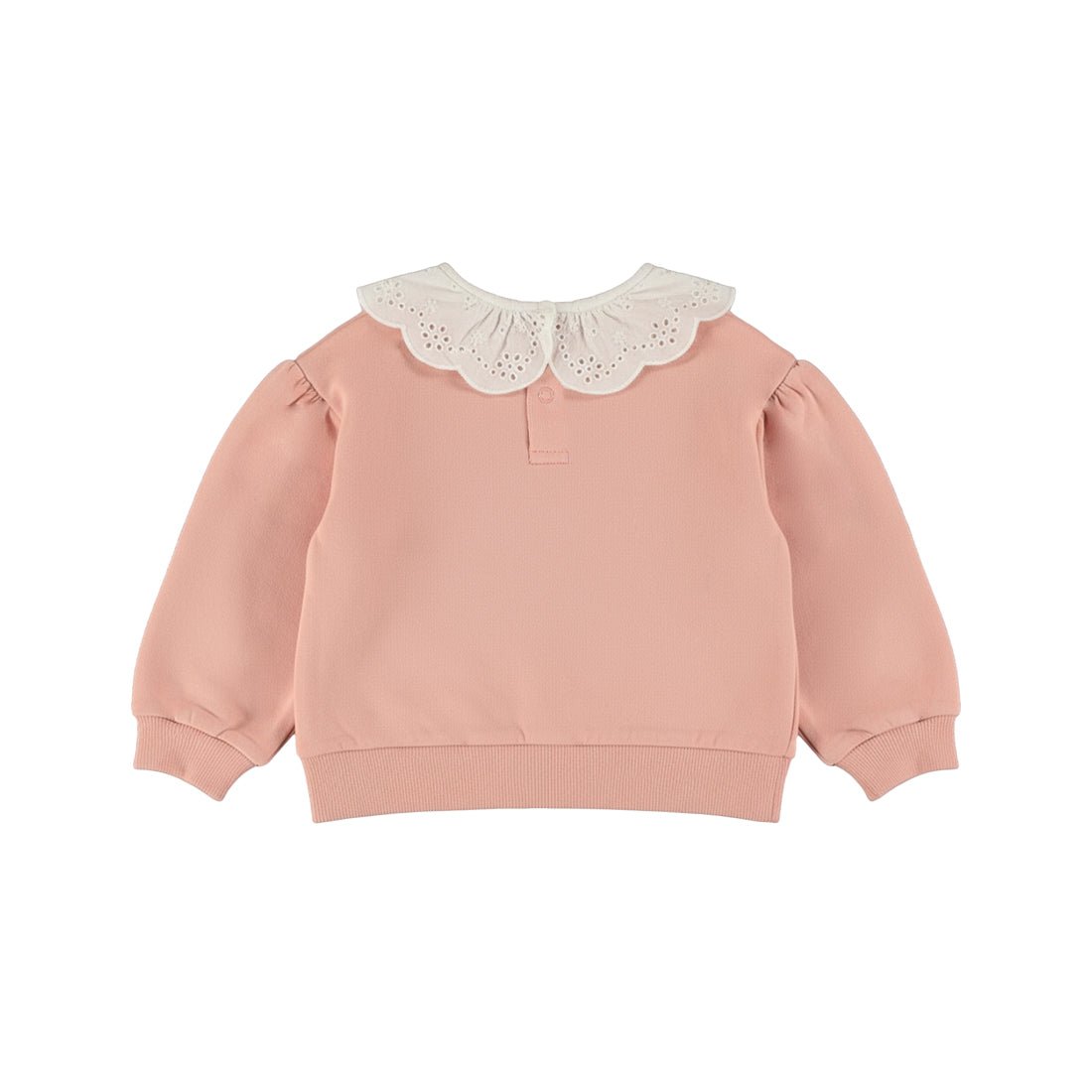 Sweat col broderie 60358