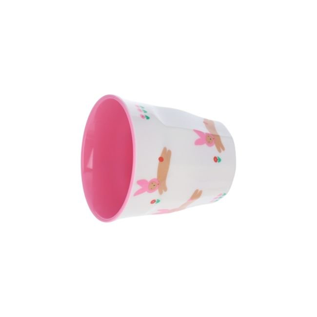 Verre lapin rose