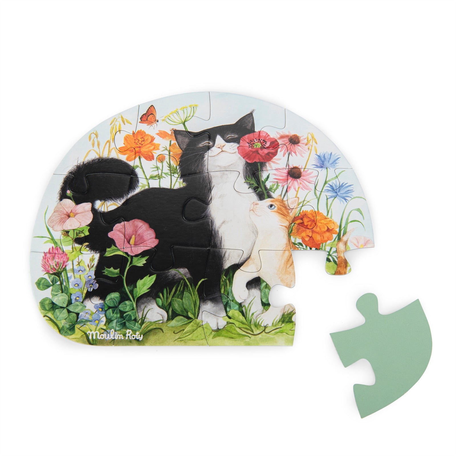 4 mini puzzles des animaux