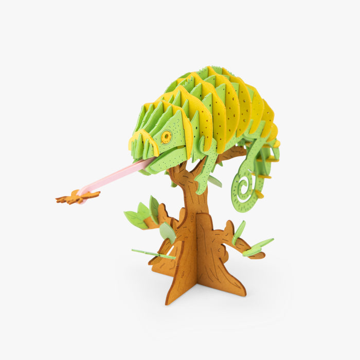 Puzzle 3D Caméléon