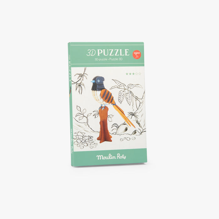 Puzzle 3D Gobe-mouche de paradis